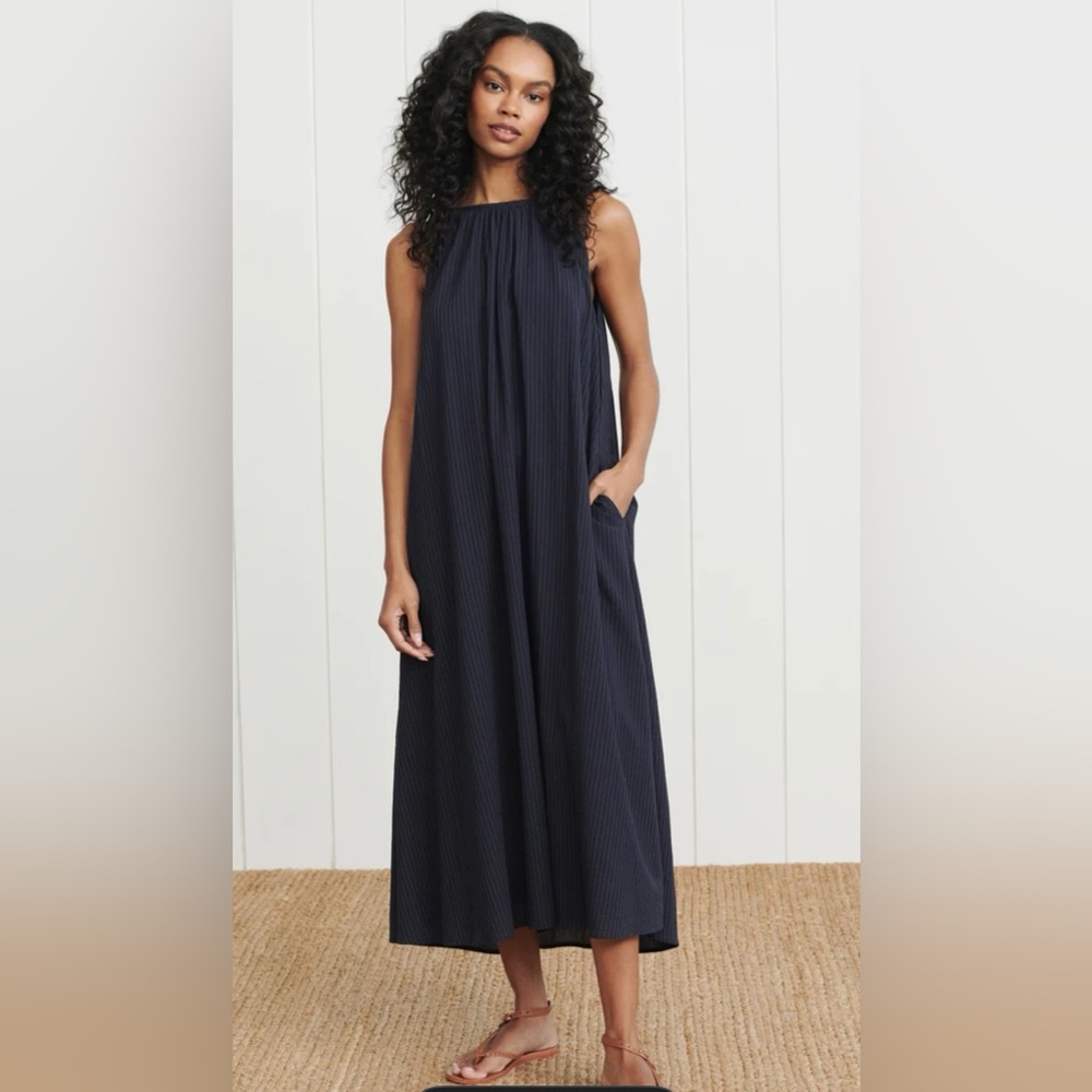Jenni Kayne Navy Blue Drift Dress